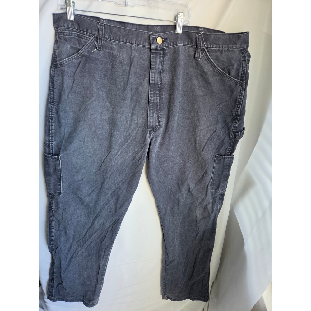 Bulwark FR UltraSoft Carpenter Pants Mens  Black Dark Wash Relaxed Mid